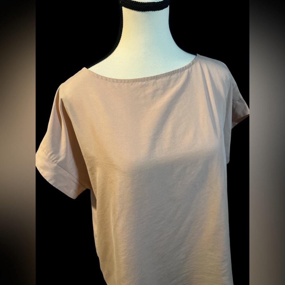 Eileen Fisher Blush Pink Blouse - Picture 4 of 6